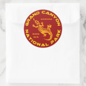 Nationaal park Grand Canyon Ronde Sticker (Tas)