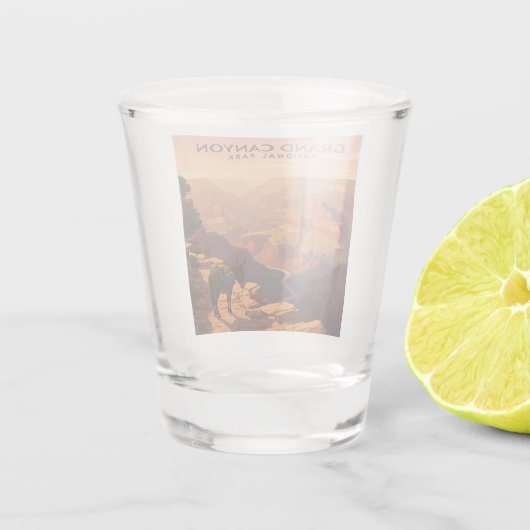 Nationaal park  Grand Canyon Shot Glas (Achterkant)