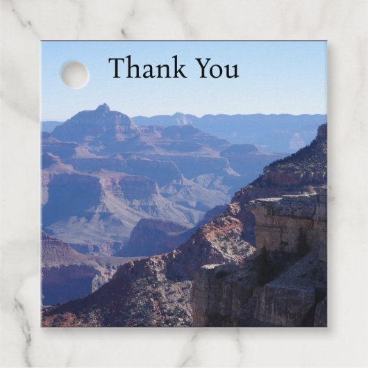 Nationaal park Grand Canyon, South Rim Bedankjes Labels (Voorkant)