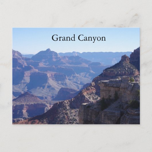 Nationaal park Grand Canyon, South Rim Briefkaart (Voorkant)