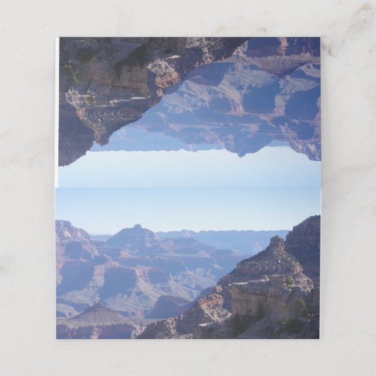 Nationaal park Grand Canyon, South Rim Plaatskaartje (Buitenkant ongevouwen)