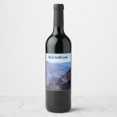 Nationaal park Grand Canyon, South Rim Wijn Etiket (Voorkant)