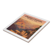 Nationaal park  Grand Canyon Tegeltje (Zijkant)