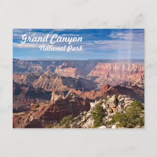 Nationaal park Grand Canyon tijdens regendouche Briefkaart
