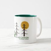 Nationaal Park Grand Canyon Tweekleurige Koffiemok (Voorkant rechts)