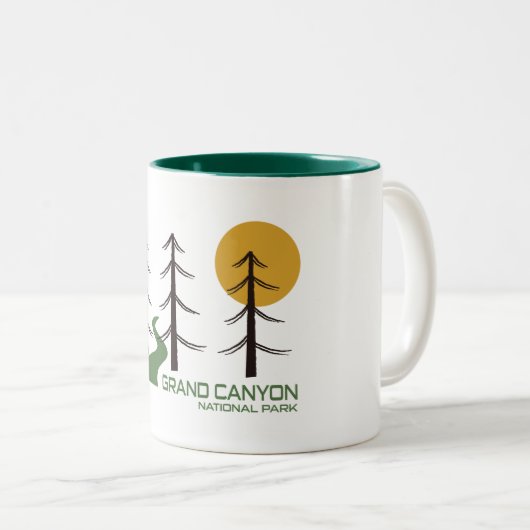 Nationaal Park Grand Canyon Tweekleurige Koffiemok (Voorkant rechts)