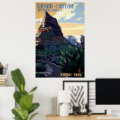 Nationaal Park Grand Canyon Vintage Travel Poster (Thuiskantoor)