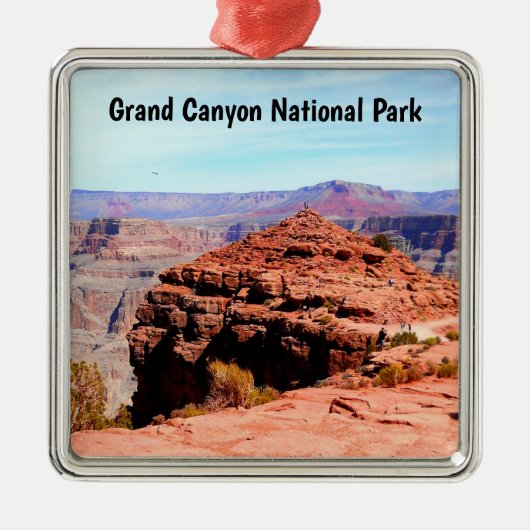 Nationaal park Grand Canyon West Rim Metalen Ornament (Voorkant)