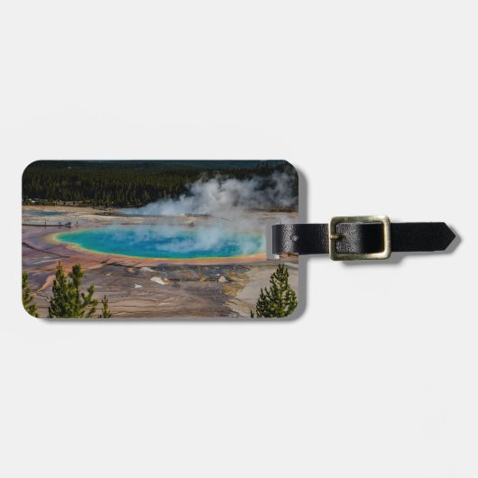Nationaal park Grand Prismatic Spring Yellowstone Bagagelabel (Voorkant horizontaal)