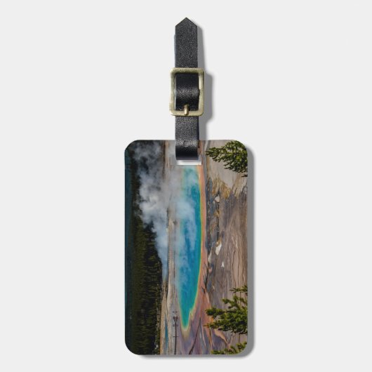 Nationaal park Grand Prismatic Spring Yellowstone Bagagelabel (Voorkant verticaal)
