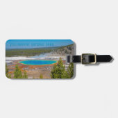 Nationaal park Grand Prismatic Spring Yellowstone Bagagelabel (Voorkant horizontaal)