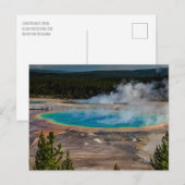 Nationaal park Grand Prismatic Spring Yellowstone Briefkaart (Voorkant / Achterkant)