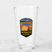 Nationaal park Grand Prismatic Spring Yellowstone Glas (Voorkant)