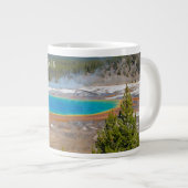 Nationaal park Grand Prismatic Spring Yellowstone Grote Koffiekop (Voorkant rechts)