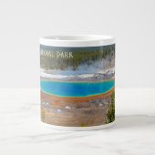 Nationaal park Grand Prismatic Spring Yellowstone Grote Koffiekop (Voorkant)