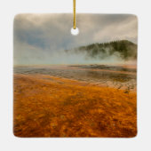 Nationaal park Grand Prismatic Spring Yellowstone Keramisch Ornament (Achterkant)