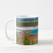 Nationaal park Grand Prismatic Spring Yellowstone Koffiemok (Links)