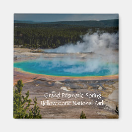 Nationaal park Grand Prismatic Spring Yellowstone Magneet