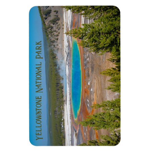 Nationaal park Grand Prismatic Spring Yellowstone Magneet (Verticaal)