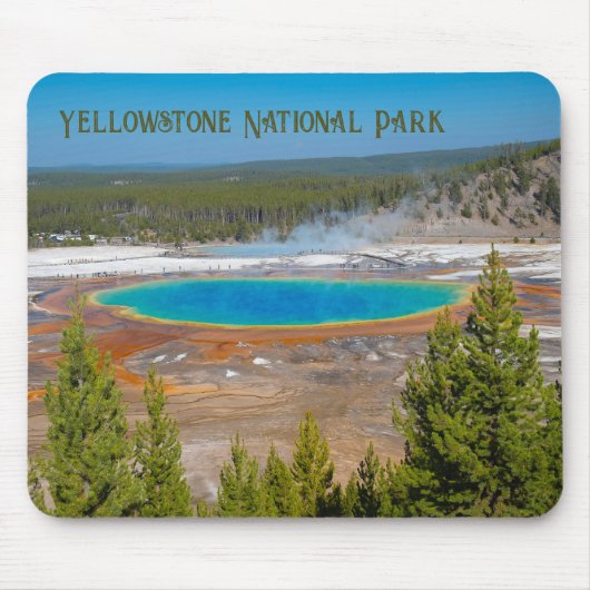 Nationaal park Grand Prismatic Spring Yellowstone Muismat (Voorkant)