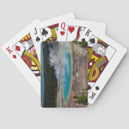 Nationaal park Grand Prismatic Spring Yellowstone Pokerkaarten