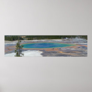 Nationaal park Grand Prismatic Spring Yellowstone Poster