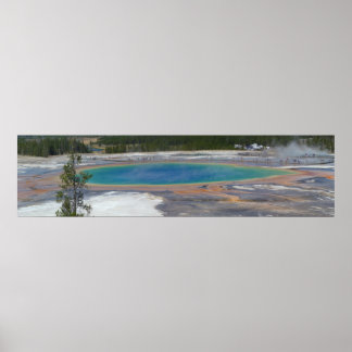 Nationaal park Grand Prismatic Spring Yellowstone Poster