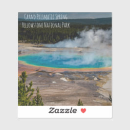 Nationaal park Grand Prismatic Spring Yellowstone Sticker