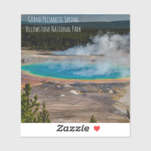 Nationaal park Grand Prismatic Spring Yellowstone Sticker