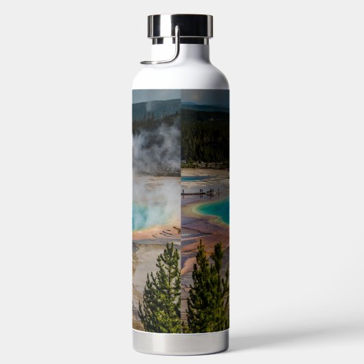 Nationaal park Grand Prismatic Spring Yellowstone Waterfles (Rechts)