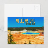  nationaal park Grand Prismatic Yellowstone Briefkaart (Voorkant / Achterkant)