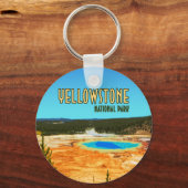 nationaal park Grand Prismatic Yellowstone Sleutelhanger (Voorkant)