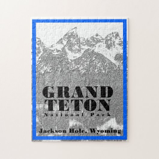 Nationaal park Grand Teton - 11x14 - 252 pcs Legpuzzel (Verticaal)