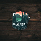Nationaal park Grand Teton | Afgesneden Sticker