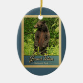 Nationaal park Grand Teton  Beer Keramisch Ornament (Voorkant)
