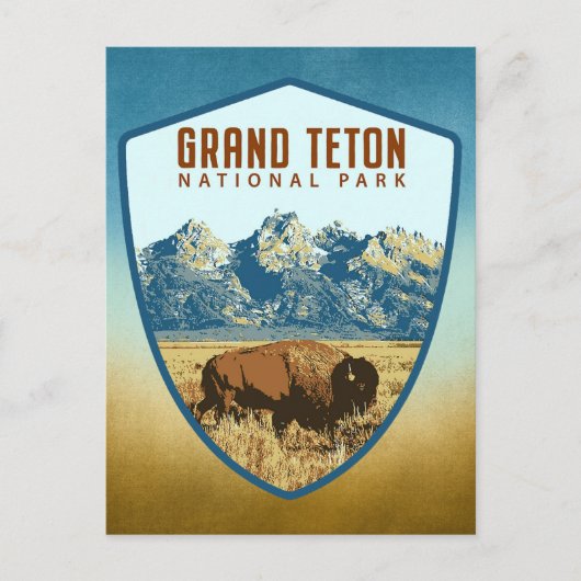 Nationaal park Grand Teton Briefkaart (Voorkant)
