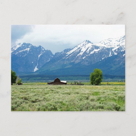 Nationaal park Grand Teton Briefkaart (Voorkant)