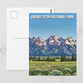 Nationaal park Grand Teton Briefkaart (Voorkant / Achterkant)