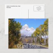 Nationaal park Grand Teton Briefkaart (Voorkant / Achterkant)