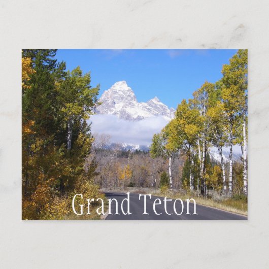 Nationaal park Grand Teton Briefkaart (Voorkant)