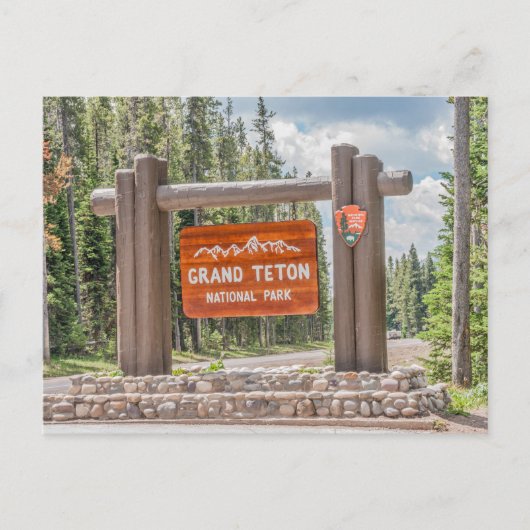 Nationaal Park Grand Teton Briefkaart (Voorkant)