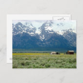 Nationaal park Grand Teton Briefkaart (Voorkant / Achterkant)