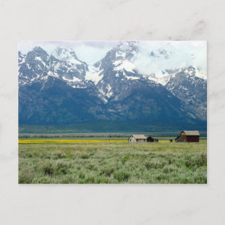 Nationaal park Grand Teton Briefkaart