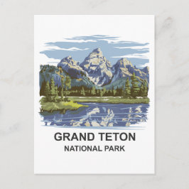 Nationaal park Grand Teton Briefkaart