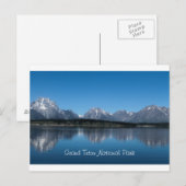 Nationaal park Grand Teton Briefkaart (Voorkant / Achterkant)