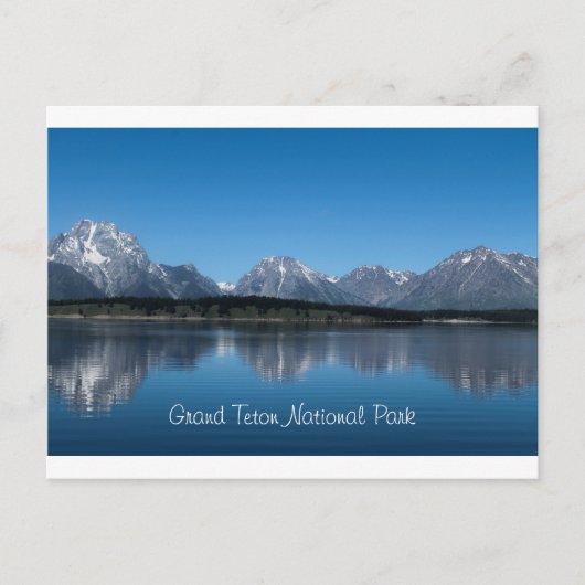 Nationaal park Grand Teton Briefkaart (Voorkant)
