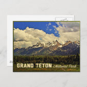 Nationaal park Grand Teton Briefkaart (Voorkant / Achterkant)