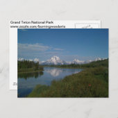 Nationaal park Grand Teton Briefkaart (Voorkant / Achterkant)