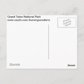 Nationaal park Grand Teton Briefkaart (Achterkant)