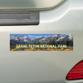 Nationaal park Grand Teton Bumpersticker (Op auto)